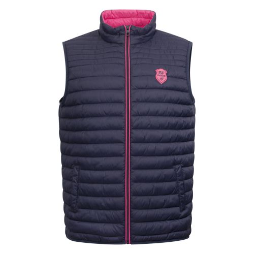 Sleeveless Down Jacket Stade Français Paris Navy