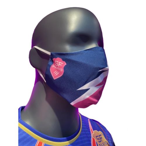 Stade Français Paris Mask Blue and pink logo