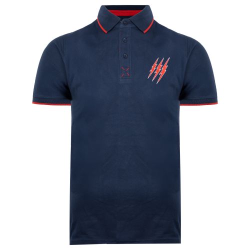 Stade Français Paris Eiffel Tower Navy Blue Polo Shirt