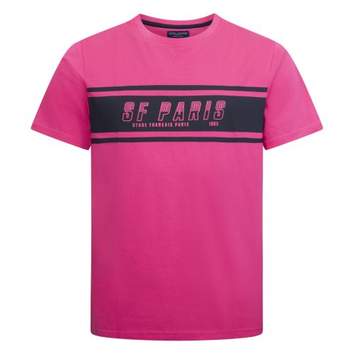 Band T-shirt Stade Français Paris Pink Men's