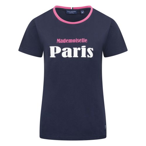 Mademoiselle Paris Women's Navy Blue Stade Français Paris T-Shirt