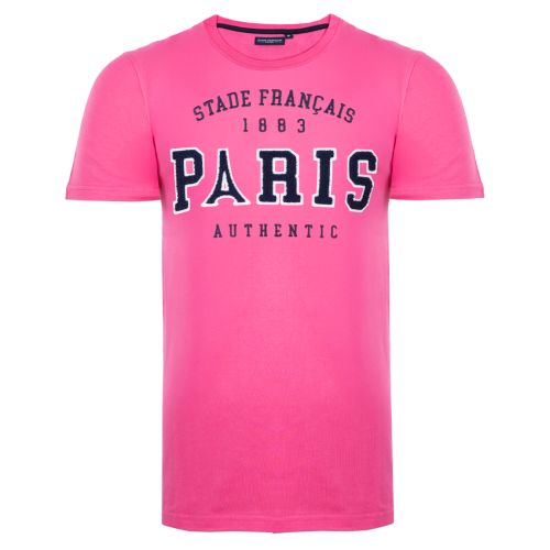 Stade Français Paris Eiffel Tower Pink T-Shirt