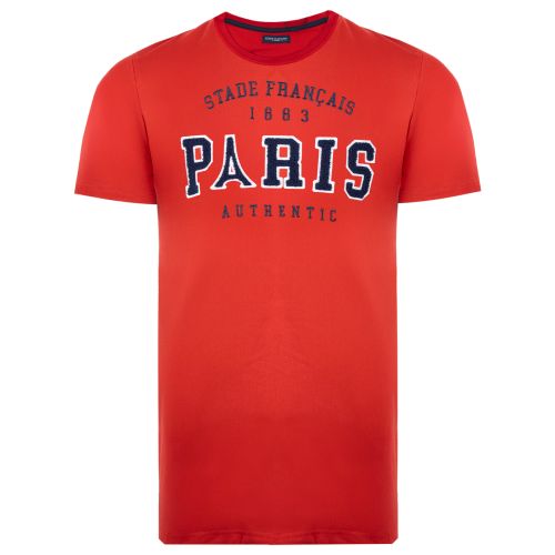Stade Français Paris Eiffel Tower Red T-Shirt