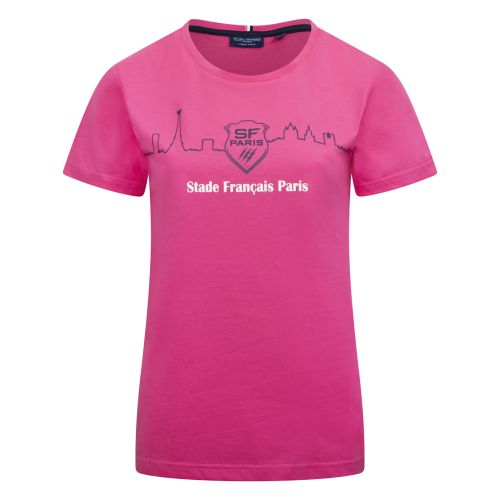 Parisienne Line Rose T-shirt Women's Stade Français Paris