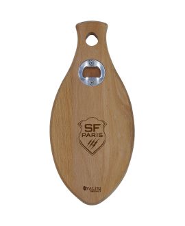 Small Sausage Board with Stade Français Bottle Opener