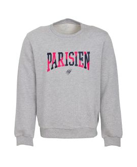 Sweat Parisian Embroidery Stade Français Paris Grey Man
