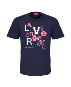 T-shirt La Vie En Rose Stade Français Paris Marine Man