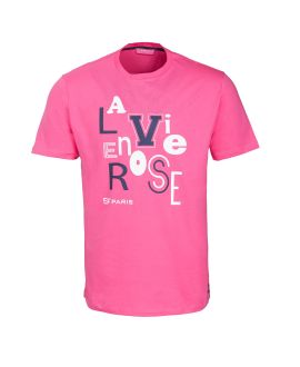 La Vie En Rose Stade Français Paris Pink T-Shirt Man
