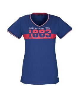 Trendy 1883 Stade Français Paris Navy T-Shirt Women